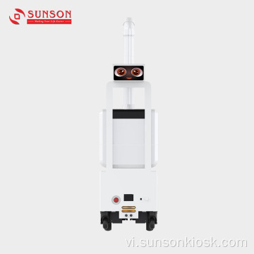 Robot phun sương chống vi trùng trong nhà y tế